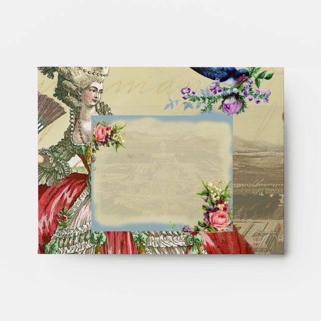 Souvenirs de Versailles Notecard Envelope (Front)