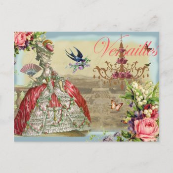 Souvenirs De Versailles Postcard by WickedlyLovely at Zazzle