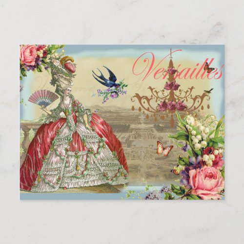 Souvenirs de Versailles Postcard