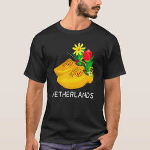 Souvenirs From Netherlands Wooden Clogs Dutch Souv T-Shirt