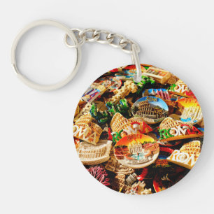 Souvenirs from Rome Keychain