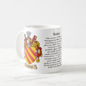 Souza, the Origin, the Meaning and the Crest Coffee Mug (Front Left)