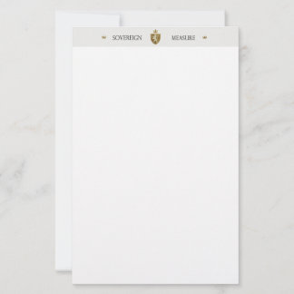 SOVEREIGN MEASURE Stationery