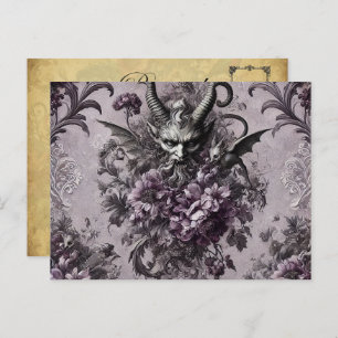 Sovereign of the Undead – Gothic Victorian Holiday Postcard