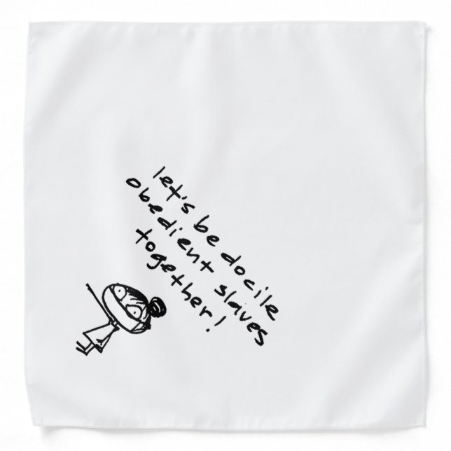 Sovereign Person Tyranny Mask Bandana (Front)