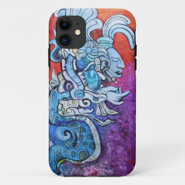 Sovereign plume serpent cell phone case (Back)