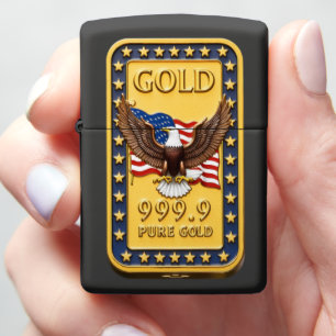 Sovereign Star Eagle Gold Bullion Zippo Lighter