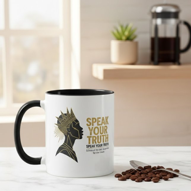 Sovereign Truth Graphic Tee – Ancestral Gold Editi Mug (Creator Uploaded)