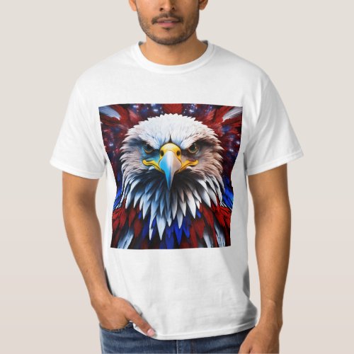 Sovereign Wings The Crystal Eagle of Unyielding  T_Shirt