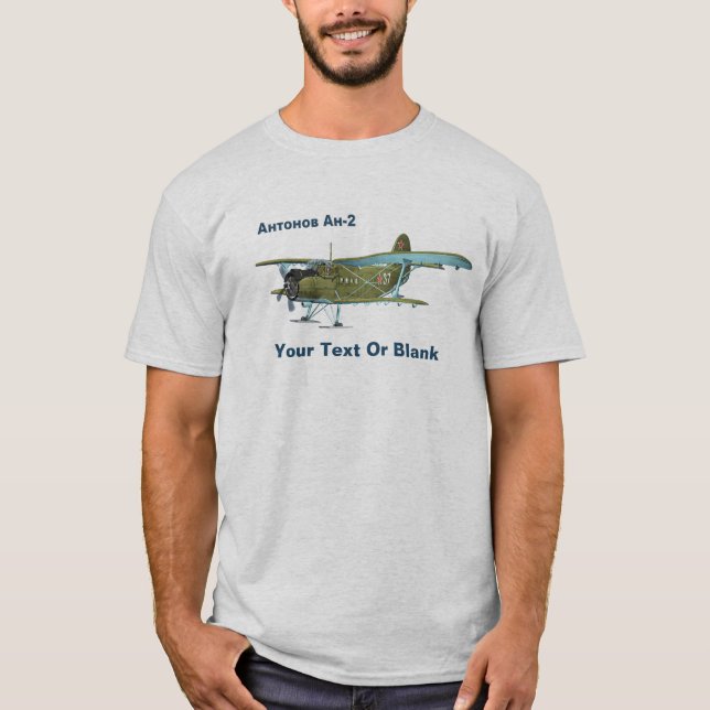 Soviet Antonov An-2 Biplane T-Shirt (Front)