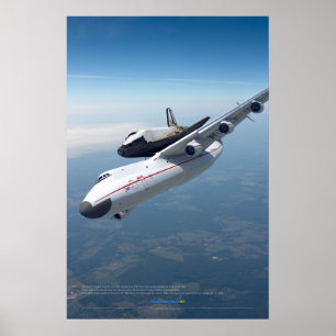 Soviet Aviation: An-225 and Buran Poster