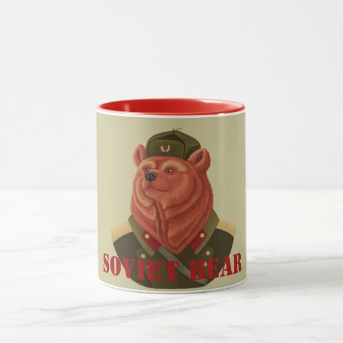 Soviet Bear Mug