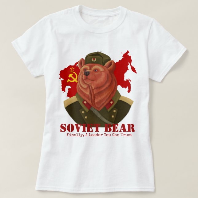 Soviet Bear T-Shirt (Design Front)