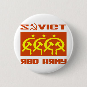 Soviet CCCP Red Army Button
