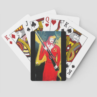 SOVIET DEFENSE POKER CARDS