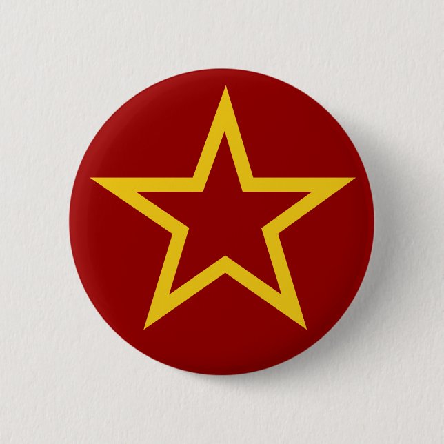 Soviet flag star button (Front)