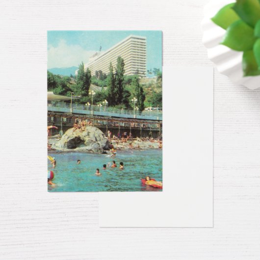 Soviet postcard Hotel Yalta(1979) (Desk)
