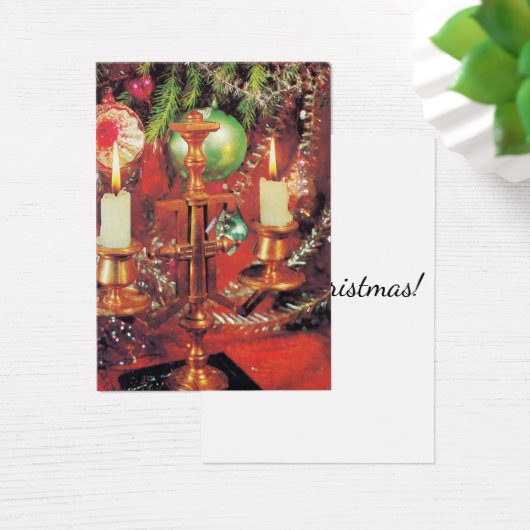Soviet postcard "With the New Year" (Desk)