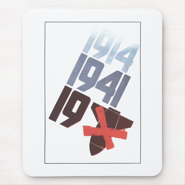 Soviet poster mouse pad (Front)