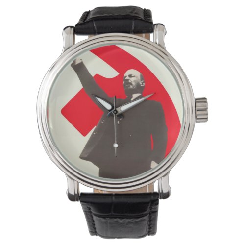 Soviet Propaganda Lenin Vintage Watch