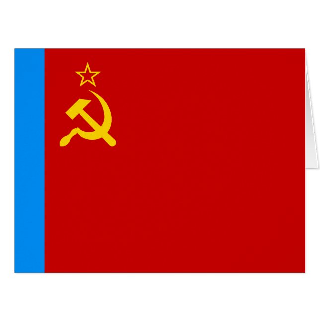 Soviet Russia Flag, USSR, CCCP, Communism, Lenin Cards (Front Horizontal)