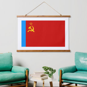 Soviet Russia Flag, USSR, CCCP, Communism, Lenin Hanging Tapestry