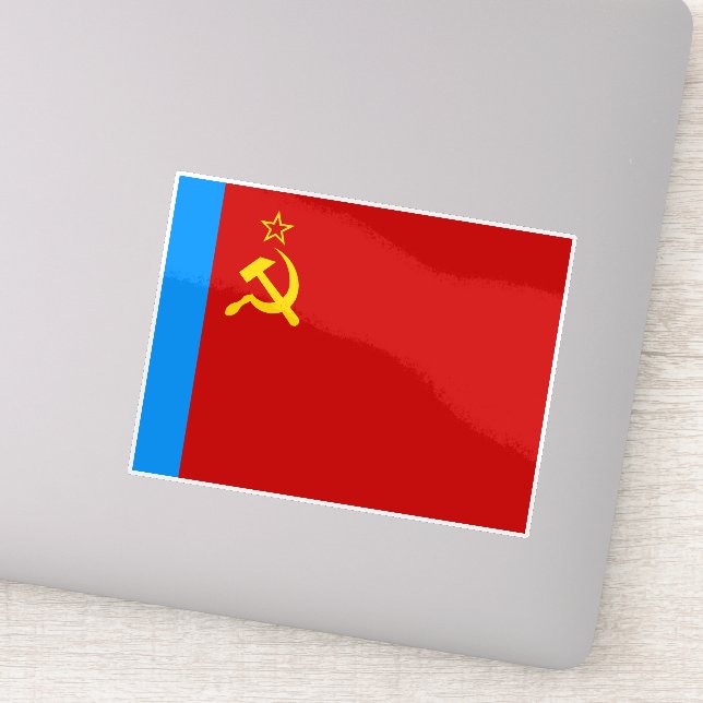 Soviet Russia Flag, USSR, CCCP, Communism, Lenin Sticker (Detail)