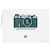 Soviet Russian Camera - Dark Green Cards (Back Horizontal)