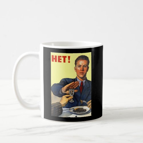 Soviet Russian Ussr Propaganda No Alcohol Coffee Mug
