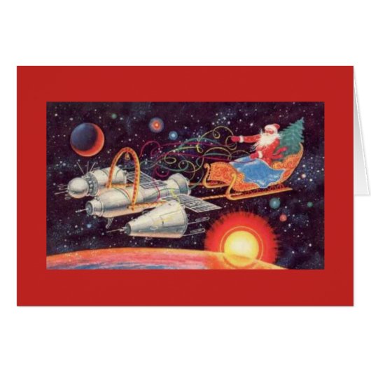 Soviet Santa Christmas Cards (Front Horizontal)