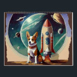 Soviet Space Dog Calendar<br><div class="desc">Soviet space dogs!</div>