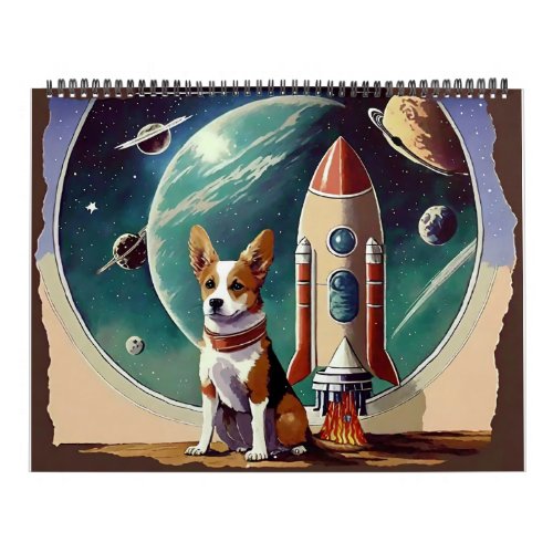 Soviet Space Dog Calendar