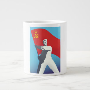 Soviet Travel poster Giant Coffee Mug