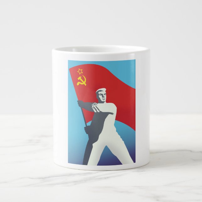 Soviet Travel poster Giant Coffee Mug (Front)
