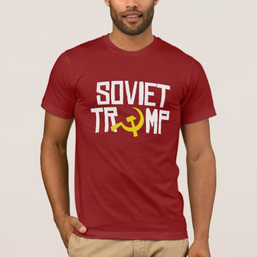 Soviet Trump __ Anti_Trump Design _ _ white _ T_Shirt