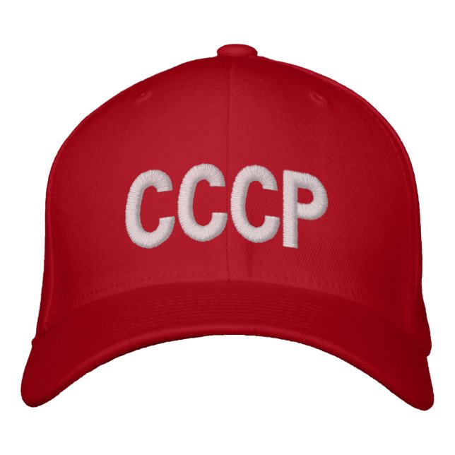 Soviet Union "CCCP" Embroidered Baseball Cap (Front)