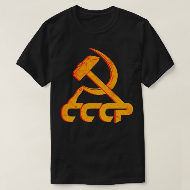 Soviet Union CCCP USSR Communism Hammer Sickle1 T-Shirt (Design Front)