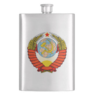 Soviet Union Coat of arms USSR Flask