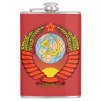 Soviet Union Coat of arms USSR Flask