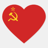 Russia And Soviet Union Flags, National Emblems Stamps 2-Pack USSR/Soviet Union Flag & Coat Of Arms Stickers - Russia CCCP Decals Soviet Union Coat Of Arms Decal