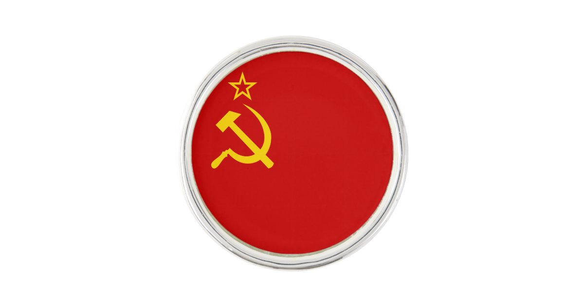 Soviet Union Flag Lapel Pin Zazzle