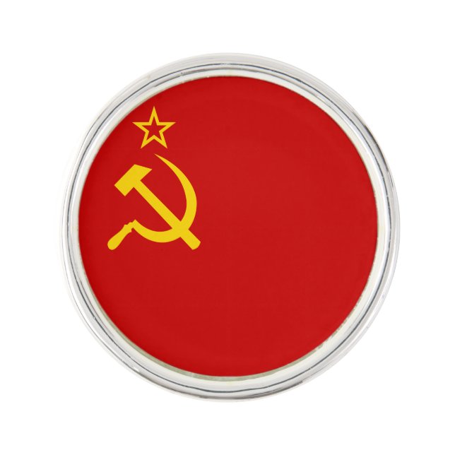 Soviet Union Flag Lapel Pin (Front)