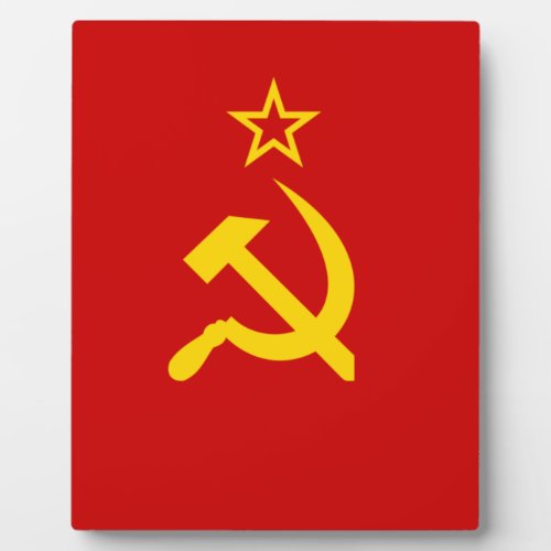 Soviet Union Flag Plaque