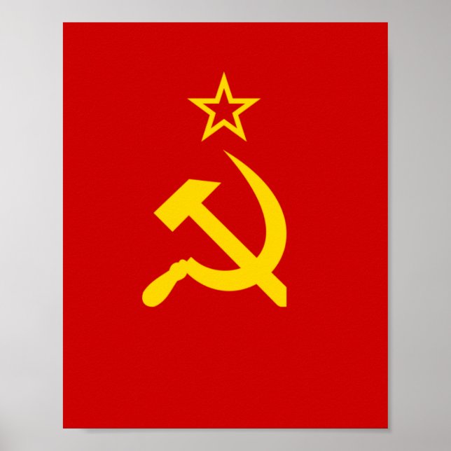 Soviet Union Flag Poster (Front)