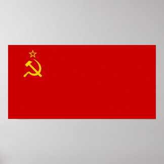 Soviet Union Flag Print