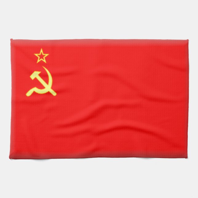 Soviet Union Flag Towel (Horizontal)