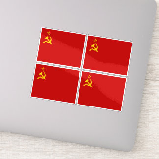 Soviet Union Flag, USSR, CCCP, Communism, Lenin Sticker