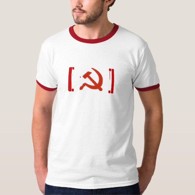 Soviet Union Hammer and Sickle - Customized T-Shirt (Front)