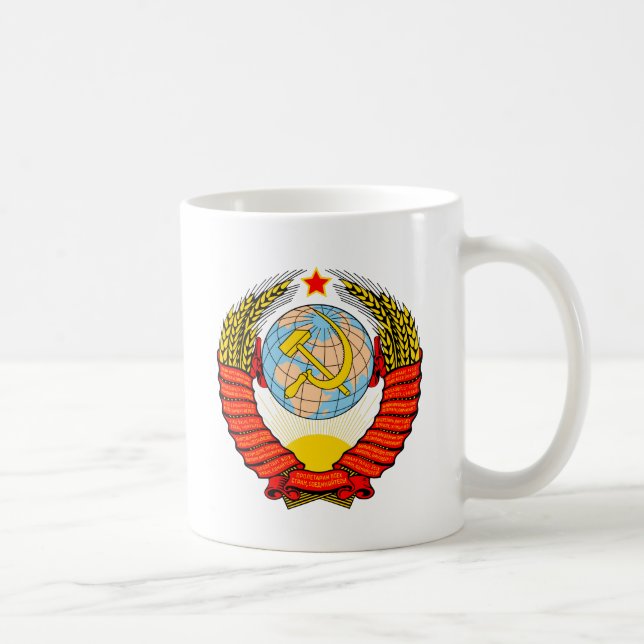 Soviet Union National Emblem Coffee Mug (Right)