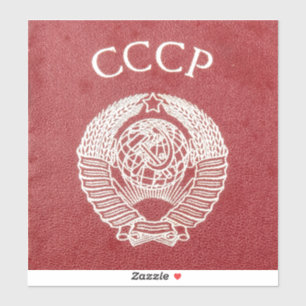 Soviet Union Passport Sticker